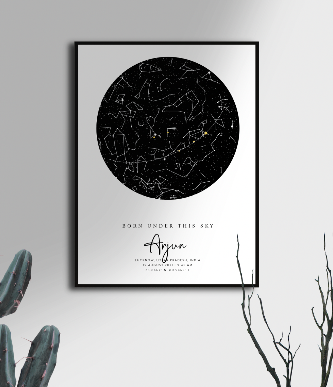 Birth Star Map Digital Download The Cool Aunt