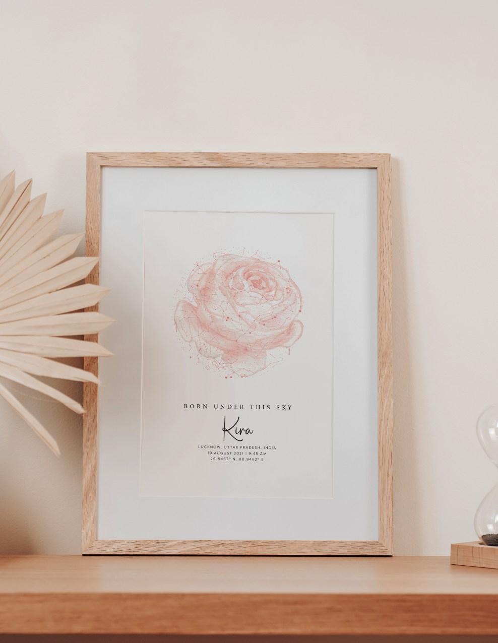 Star Map | Rose | Digital Download