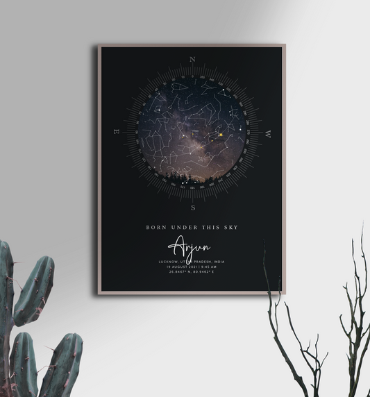 Birth Star Map | Milky Way | Digital Download