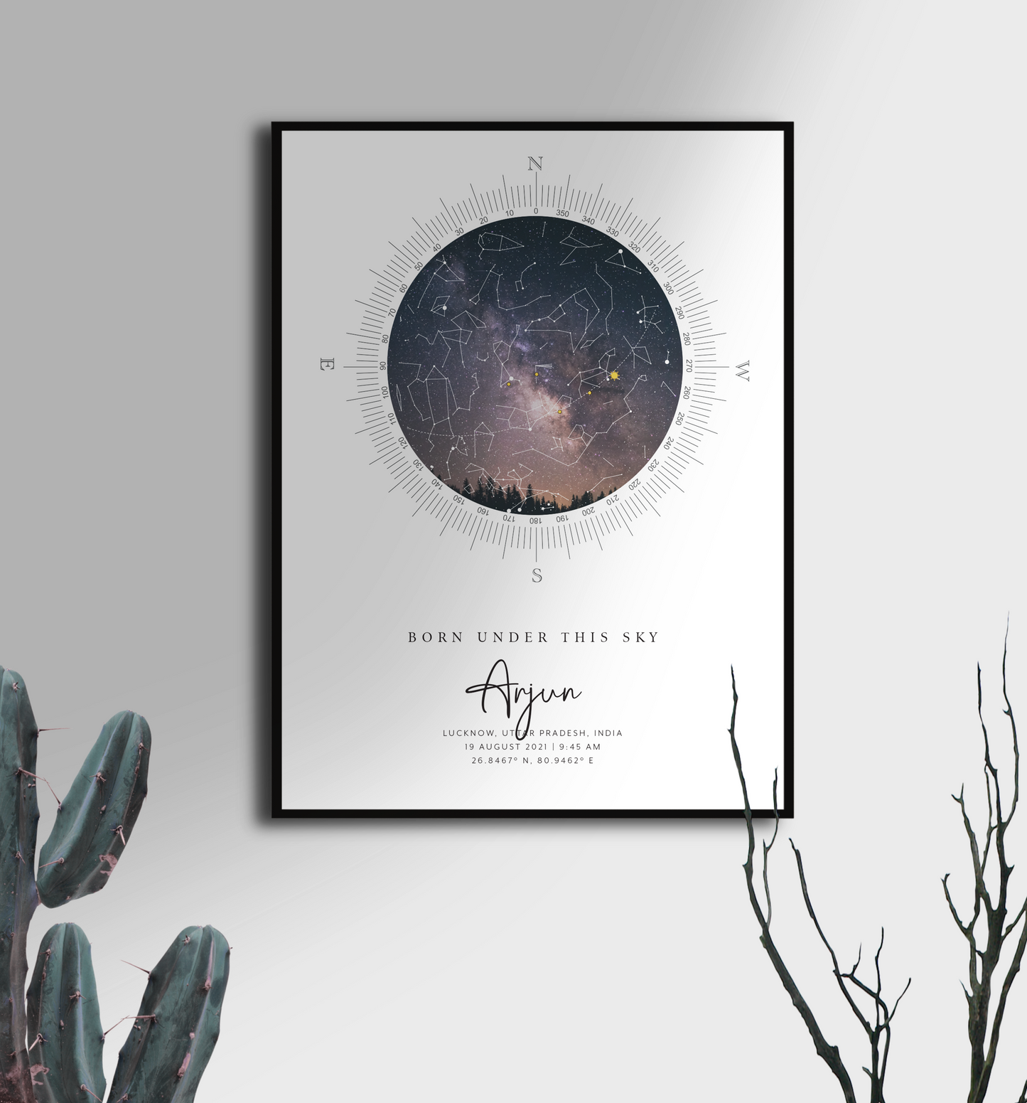 Birth Star Map | Milky Way | Digital Download